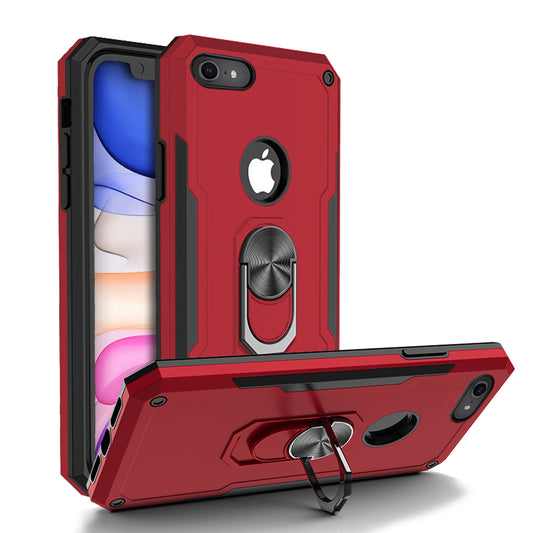 For iPhone 7 iPhone 8 Case with Magnetic Ring Holder Cover TWL89