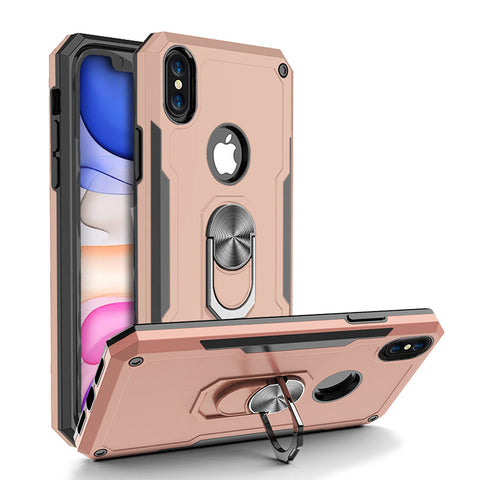 For iPhone X Xs Case with Magnetic Ring Holder Cover TWL89