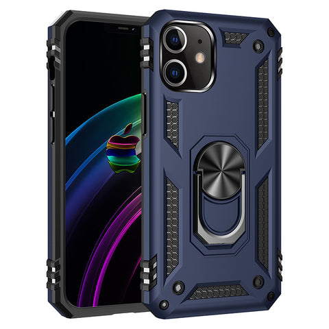 For iPhone 12 Mini Case with Magnetic Ring Holder Cover TWL98