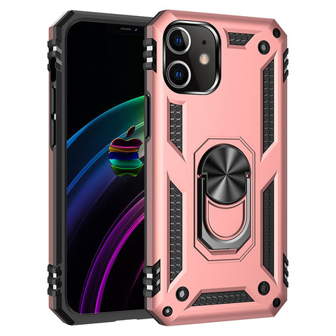 For iPhone 12 Mini Case with Magnetic Ring Holder Cover TWL98