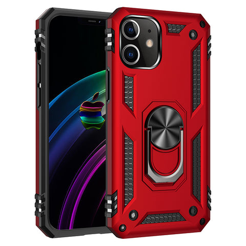 For iPhone 12 Mini Case with Magnetic Ring Holder Cover TWL98