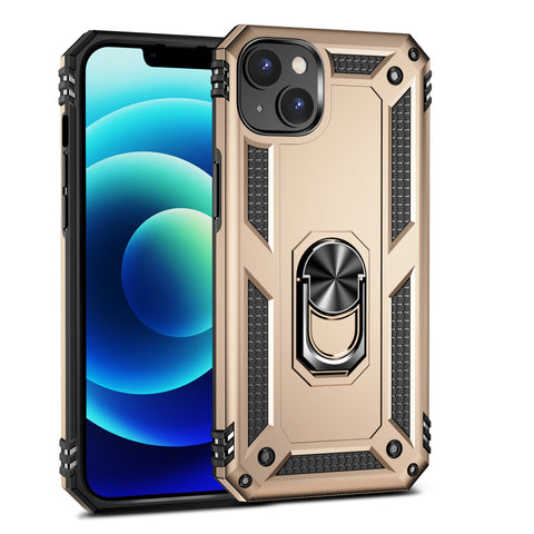 For iPhone 13 Mini Case with Magnetic Ring Holder Cover TWL98