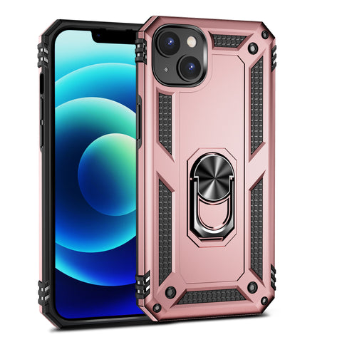 For iPhone 13 Mini Case with Magnetic Ring Holder Cover TWL98