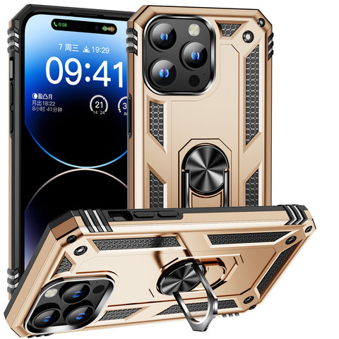 For iPhone 13 Pro Case with Magnetic Ring Holder Cover TWL98