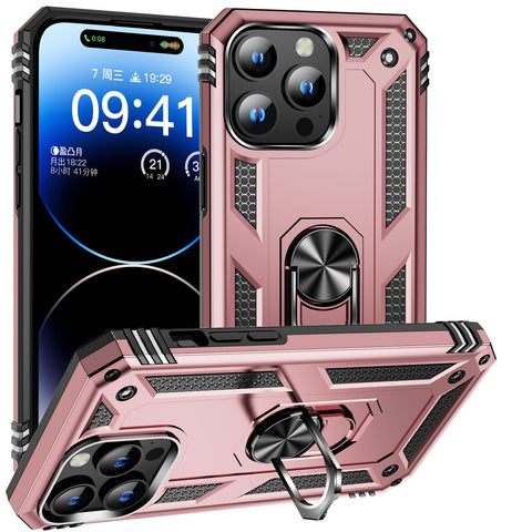 For iPhone 13 Pro Case with Magnetic Ring Holder Cover TWL98