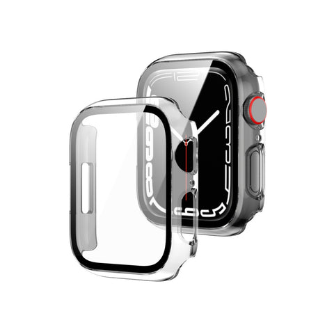 41mm Shockproof Cover Case with Tempered Glass Screen Protector For Apple Watch Series