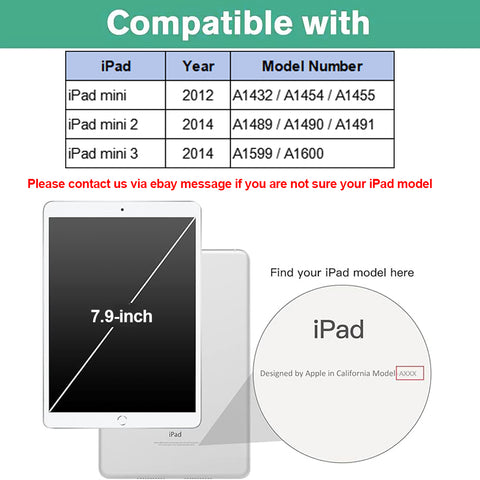 For iPad Mini 1 2 3 Case 7.9 inch Military Heavy Duty Cover MTY